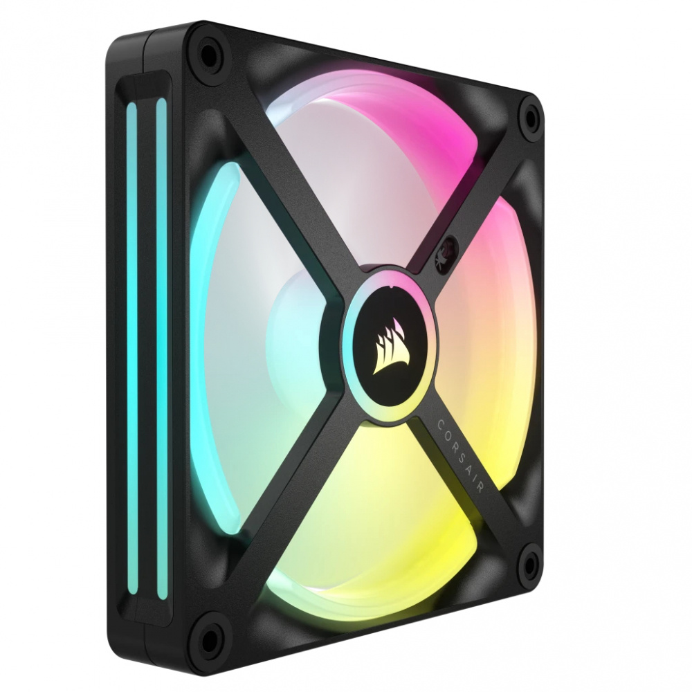 VENTILADOR GABINETE CORSAIR (CO-9051003-WW) ICUE LINK QX140 RGB,1 FAN,140MM,DOMO MAGNETICO,NEGRO - Imagen 2