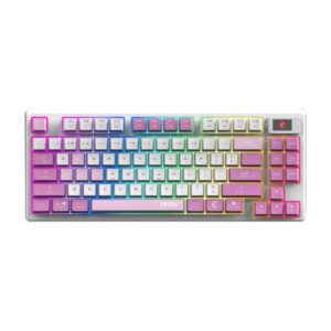 TECLADO INALAMBRICO MSI FORGE GK600 TKL W VIOLET US