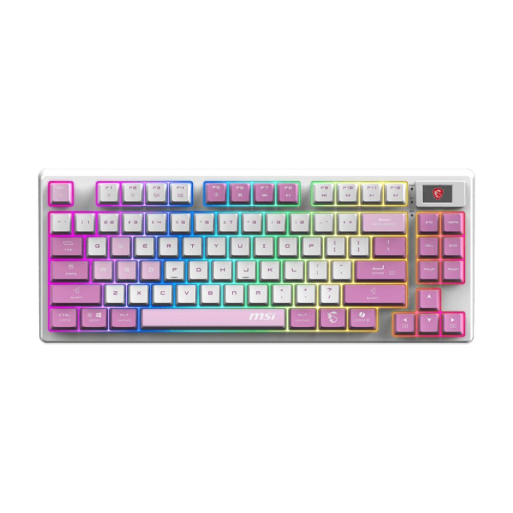 TECLADO INALAMBRICO MSI FORGE GK600 TKL W VIOLET US