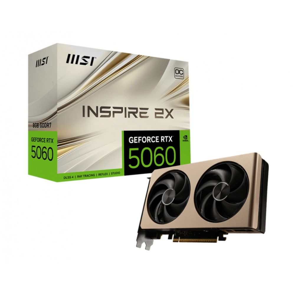 GOU MSI GEFORCE RTX 5060 8GB INSPIRE 2X OC DDR7