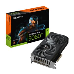 TARJETA DE VIDEO GIGABYTE (GV-N506TWF2-8GD) RTX 5060TI,8GB GDDR7,PCIE 5.0,HDMI,3*DP,2 FAN