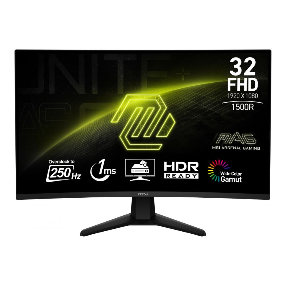 MONITOR MSI 32" MAG 32C6X CURVO 250HZ