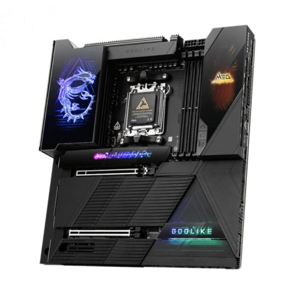 MB MSI MEG X870E GODLIKE SERIE 7000/8000/9000 AM5, 4X DDR5, 2X M.2, E-ATX - Imagen 3