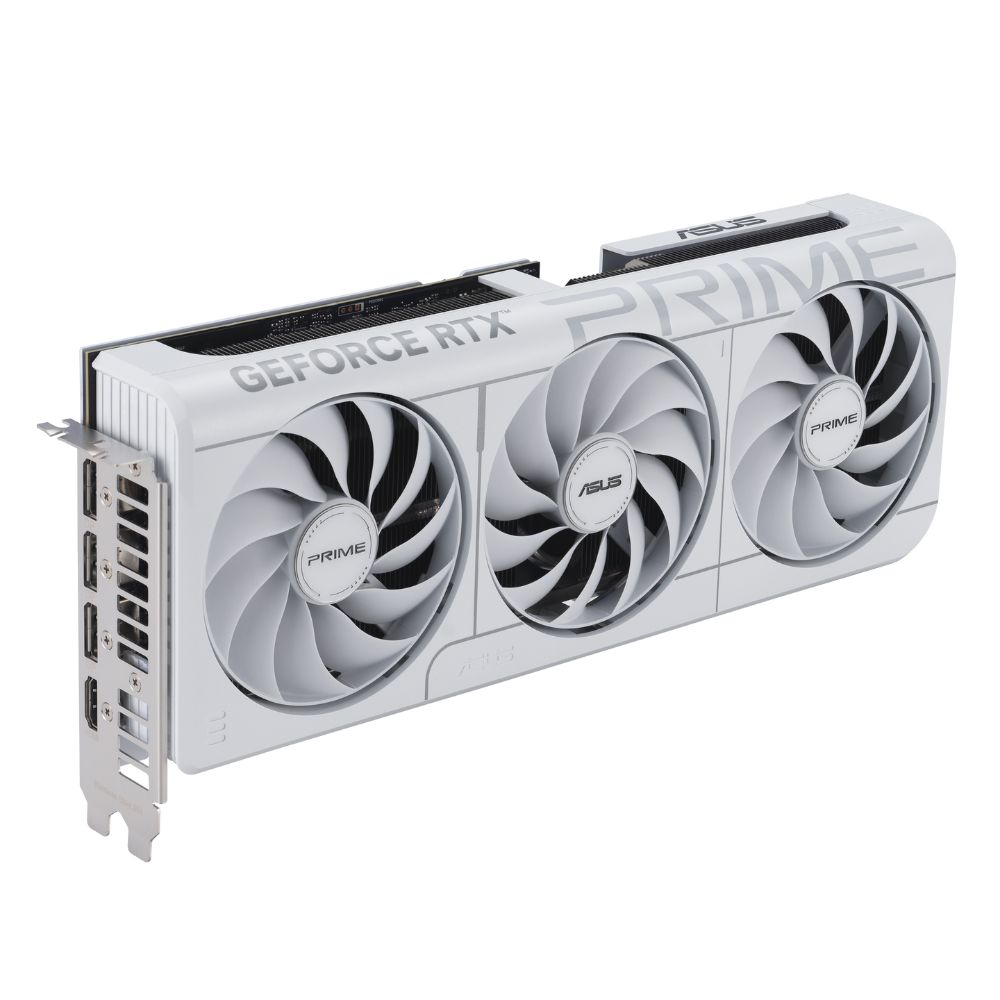 TARJETA DE VIDEO ASUS (PRIME-RTX5070-O12G-WHITE) 12GB GDDR7,192BIT, PCI-5.0, HDMI,3*DP, 3 FAN - Imagen 3