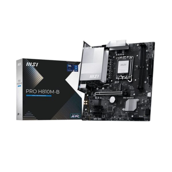 MOTHERBOARD MSI (PRO H810M-B) SOCKET 1851, 2*DDR5 6400MHZ, HDMI, DP, MICRO ATX