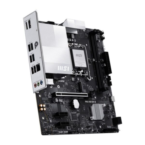 MOTHERBOARD MSI (PRO H810M-B) SOCKET 1851, 2*DDR5 6400MHZ, HDMI, DP, MICRO ATX - Imagen 4