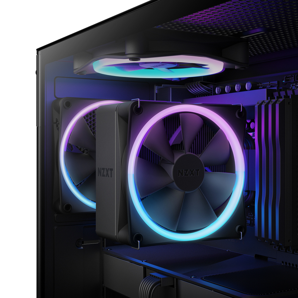 VENTILADOR CPU NZXT BLACK T120 RGB - Imagen 4