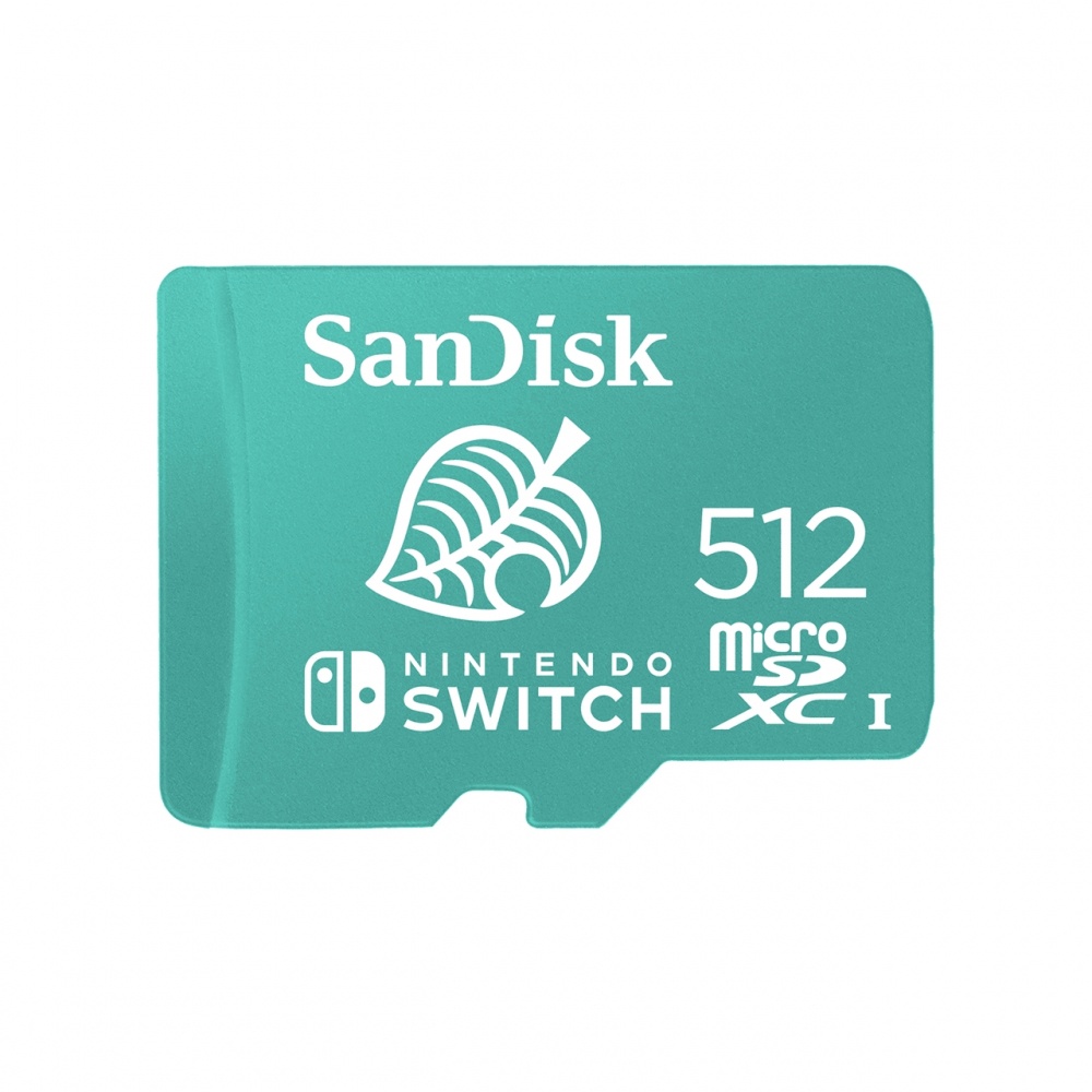 MEMORIA MICROSD SDXC SANDISK 512GB (SDSQXAO-512G-GNCZN) NINTENDO SWITCH, ANIMAL CROSSING