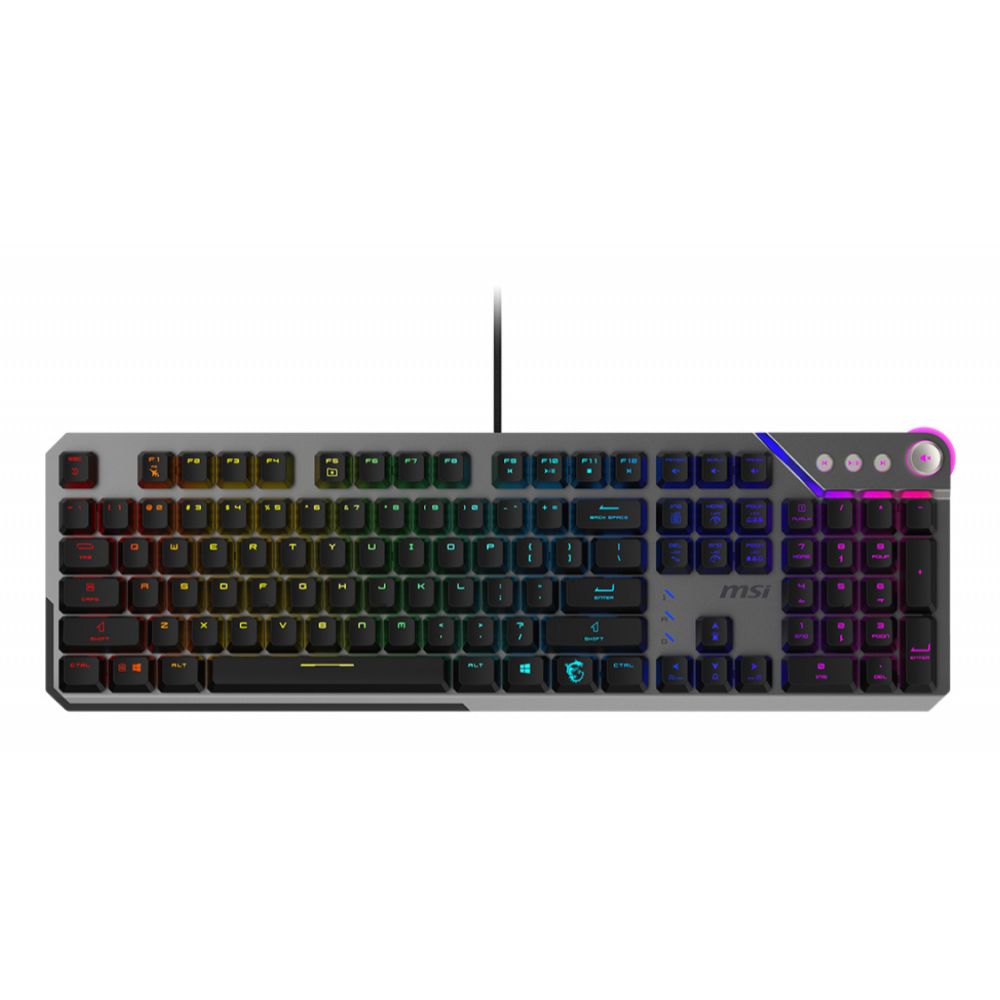 TECLADO ALAMBRICO MSI STRIKE 600 SILENT USB 2.0