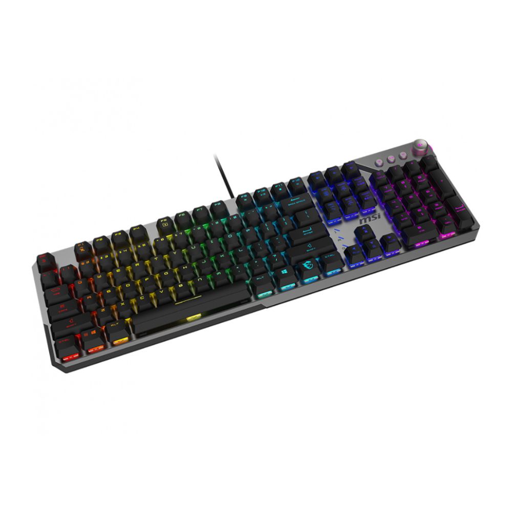 TECLADO ALAMBRICO MSI STRIKE 600 SILENT USB 2.0 - Imagen 3