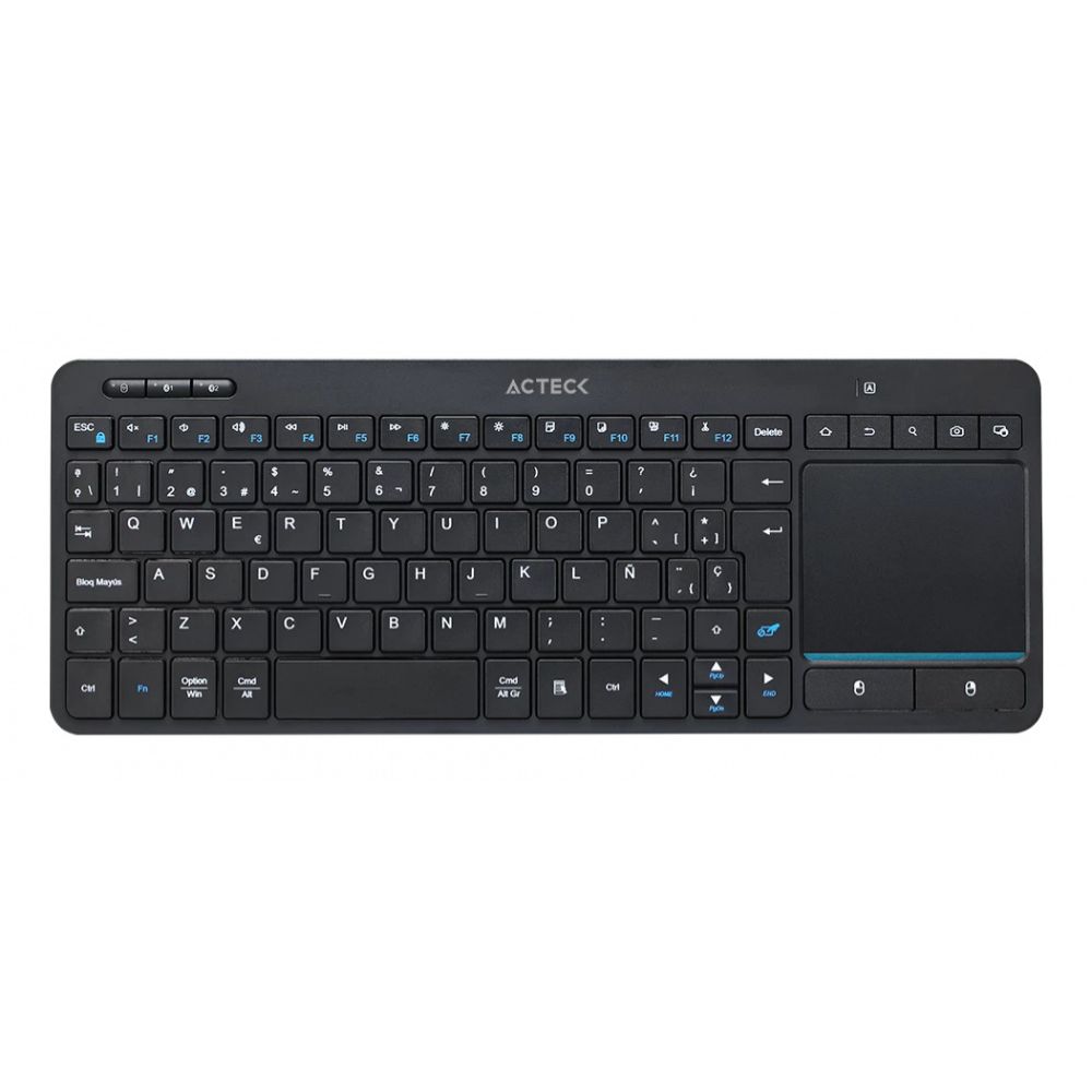 TECLADO MULTIDISPOSITIVO ACTECK (AC-939621) INSPIRE SMART TI707, MULTIMEDIA,TOUCHPAD,SMART TV