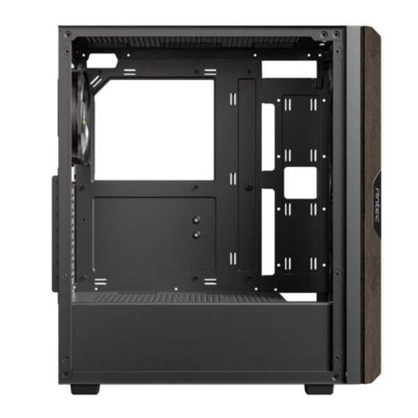 GABINETE ANTEC (AX63 WOOD ARGB) MEDIA TORRE ATX,CRISTAL/MADERA,S/FUENTE,4*FAN,3*USB,NEGRO - Imagen 2