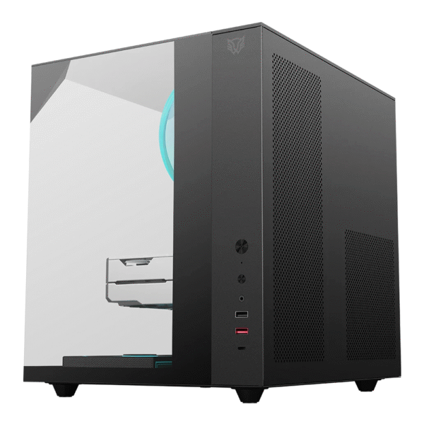 GABINETE BALAM RUSH (BR-941525) TANK MAJESTIC 6600,ATX, 1*USB 3.0,CRISTAL TEMP,FAN 3*120MM,ARGB,NEGRO - Imagen 2