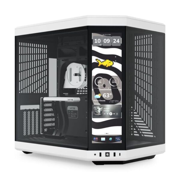 GABINETE HYTE (CS-HYTE-Y70TTI-WB) PANDA, Y70 LCD TOUCH INFINITE DE 14.9" TOUCH SCREEN,NEGRO/BLANCO