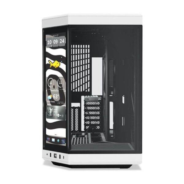 GABINETE HYTE (CS-HYTE-Y70TTI-WB) PANDA, Y70 LCD TOUCH INFINITE DE 14.9" TOUCH SCREEN,NEGRO/BLANCO - Imagen 3