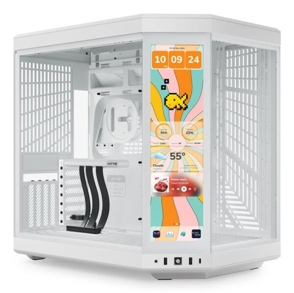 GABINETE HYTE (CS-HYTE-Y70TTI-WW) SNOW WHITE, Y70 LCD TOUCH INFINITE DE 14.9" TOUCH SCREEN BLANCO