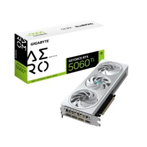 TARJETA DE VIDEO GIGABYTE (GV-N506TAERO OC-8GD) RTX 5060TI,8GB GDDR7,PCIE 5.0,HDMI,3*DP,3FAN