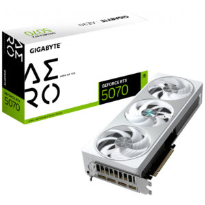 TARJETA DE VIDEO GIGABYTE (GV-N5070AERO OC-12GD) RTX 5070,12GB GDDR7,PCIE 5.0,HDMI,3*DP,3 FAN