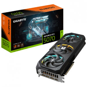 TARJETA DE VIDEO GIGABYTE (GV-N5070GAMING OC-12GD) RTX 5070, 12GB GDDR7,PCIE 5.0,1*HDMI,3*DP, 3 FAN