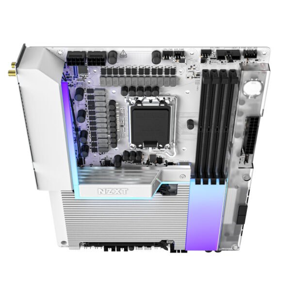 MOTHERBOARD NZXT (N9-Z89XT-W1) N9 Z890 GAMING, INTEL Z890 CHIPSET, WI-FI, CUBIERTA BLANCA - Imagen 2