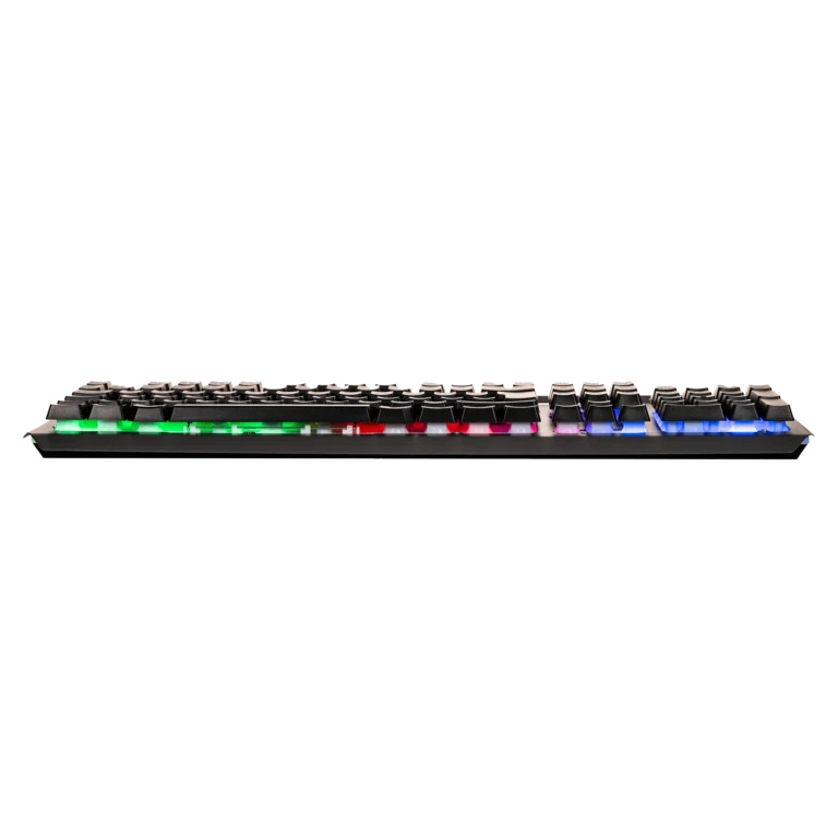 TECLADO MECANICO NACEB (NA-0966) CYBER STEEL, MEMBRANA, MULTICOLOR, 105 TECLAS, METAL-PVC, PLATA - Imagen 4
