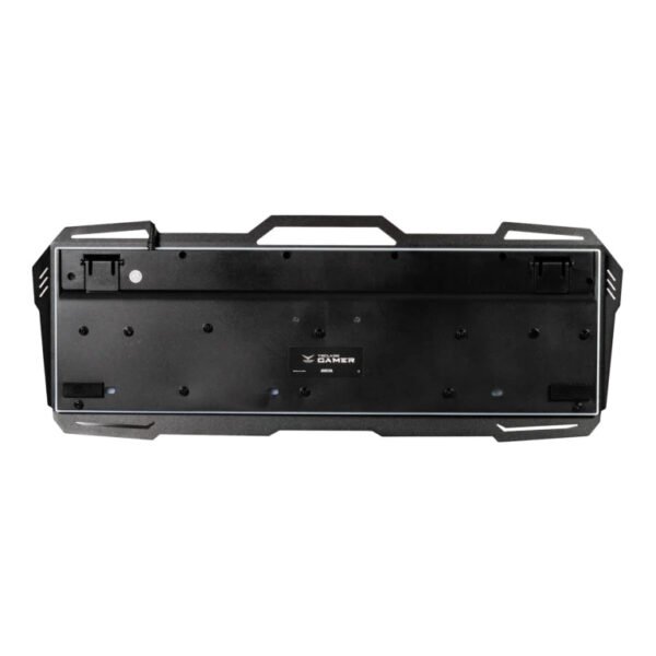 TECLADO MECANICO NACEB (NA-0967) MEMBRANA, MULTICOLOR, 105 TECLAS, METAL-PVC, USB A, NEGRO - Imagen 3