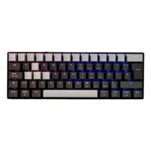 TECLADO MECANICO NACEB (NA-0968) BLACK VIPER,MECANICO,60%,SWITCH RED,7 COLORES,ANTIGHOST,NEGRO/GRIS