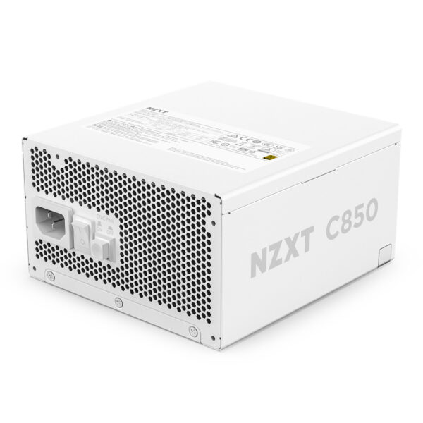 FUENTE DE PODER NZXT (PA-8G2BW-US) 850W 80 PLUS GOLD, C850, ATX 3.1, FULL MODULAR, BLANCO - Imagen 4