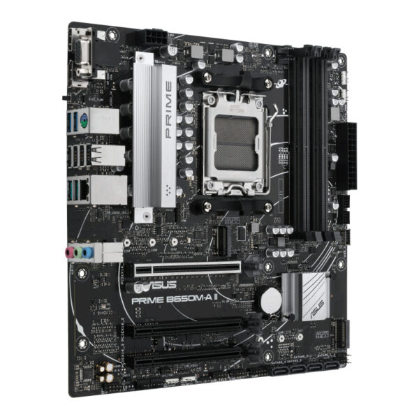 MOTHERBOARD ASUS (PRIME B650M-A II) SOCKET AM5,4* DDR5,HDMI,DP,VGA, MICRO ATX - Imagen 4