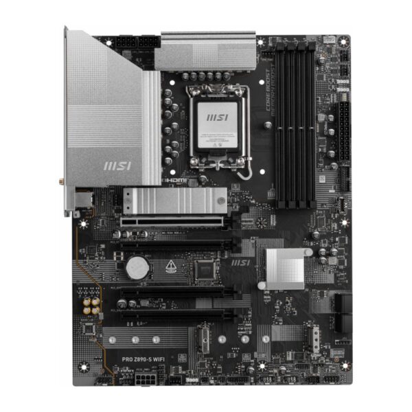 MOTHERBOARD MSI (PRO Z890-S WIFI) SOCKET 1851, 4*DDR5 9200, HDMI, DP, THUNDEBOLT, 4*M.2, ATX - Imagen 2