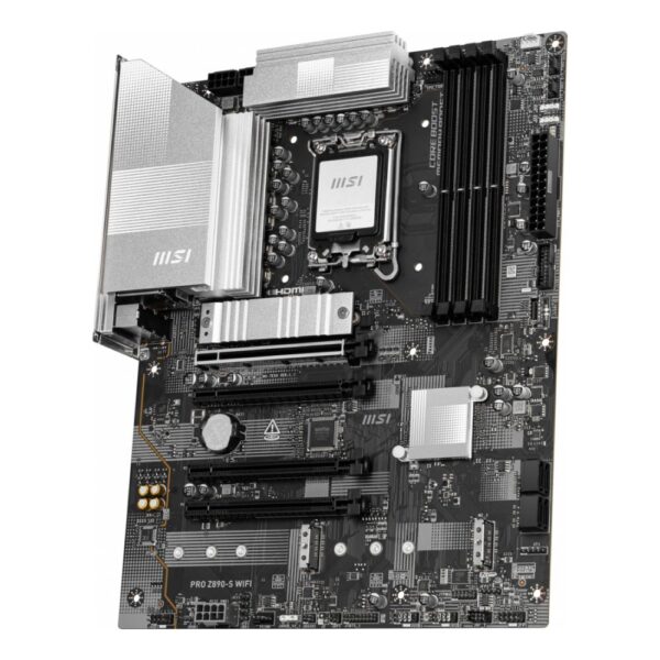 MOTHERBOARD MSI (PRO Z890-S WIFI) SOCKET 1851, 4*DDR5 9200, HDMI, DP, THUNDEBOLT, 4*M.2, ATX - Imagen 3