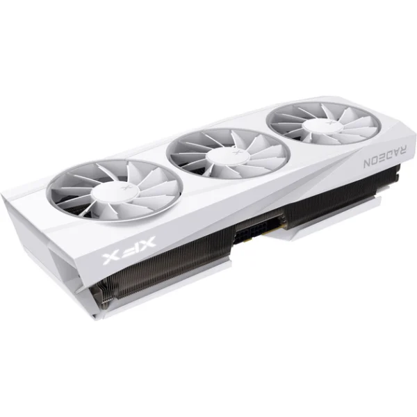 TARJETA DE VIDEO XFX (RX-97TQICKW9) QUICKSILVER RX9070XT,16GB GDDR6, 2400MHZ,3*DP,HDMI,BLANCA - Imagen 2