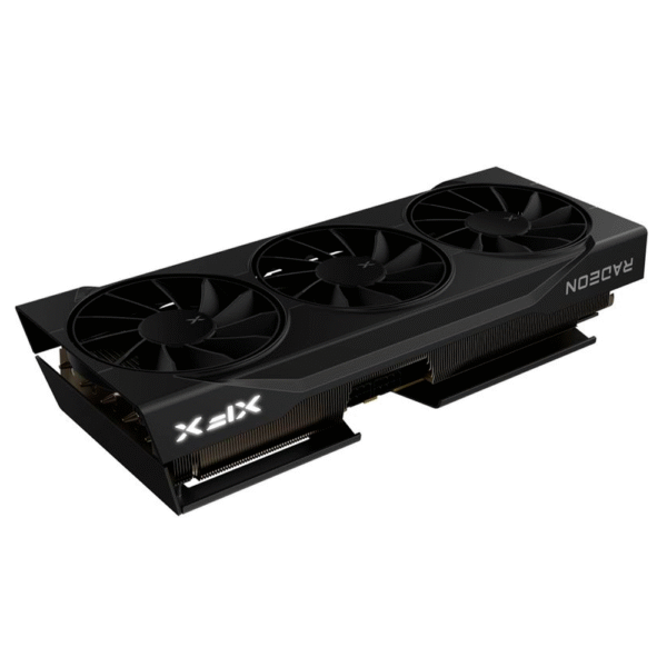 TARJETA DE VIDEO XFX (RX-97TSWF3B9) SWIFT RADEON RX9070XT, 16GB, 2400MHZ, 3*DP, HDMI, 3*FAN, NEGRO - Imagen 3
