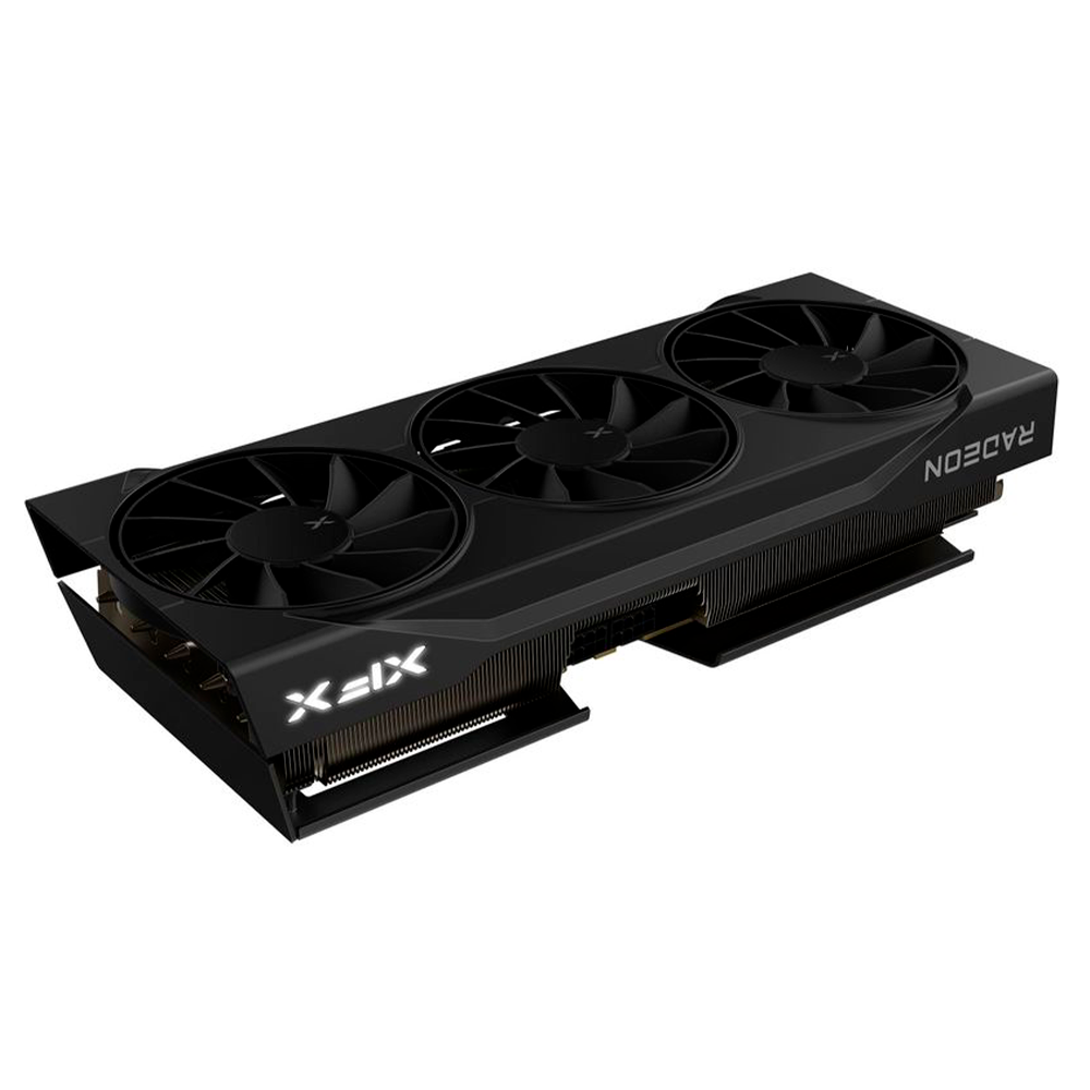 TARJETA DE VIDEO XFX (RX-97TSWF3B9) SWIFT RADEON RX9070XT, 16GB, 2400MHZ, 3*DP, HDMI, 3*FAN, NEGRO - Imagen 3