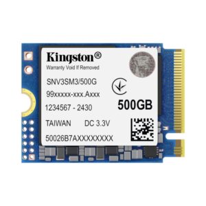 UNIDAD SSD M.2 KINGSTON 500GB (SNV3SM3/500G) NV3, PCI EXPRESS 4.0 NVME, 2230