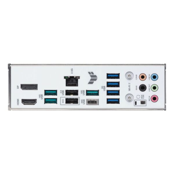 MOTHERBOARD ASUS (TUF GAMING B850-BTF WIFI W) SOCKET AM5,4*DDR5,HDMI,DP,PCIE-5.0,WIFI7,ATX - Imagen 7