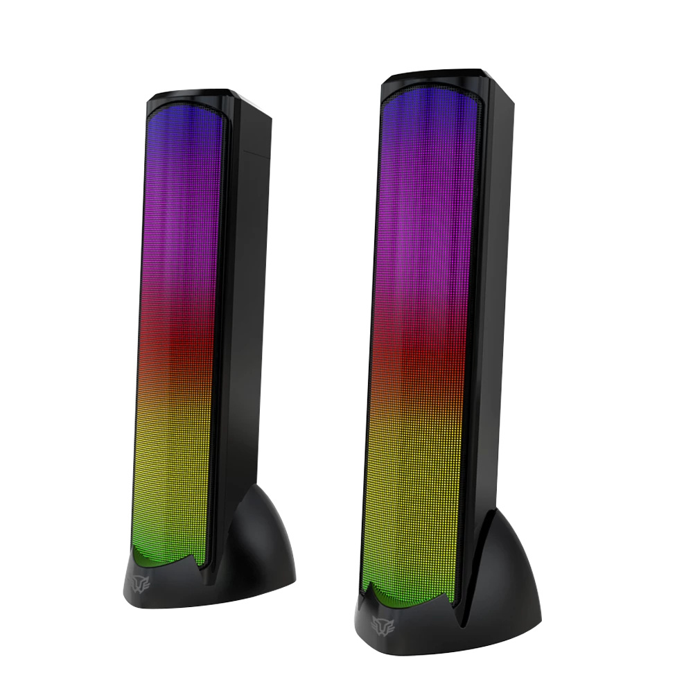 BOCINAS BALAM RUSH (BR-936972) GLIMM TOWER BG575,10W RMS,RGB 3 MODOS,AUX,BT,2.0 CANALES,NEGRO - Imagen 2