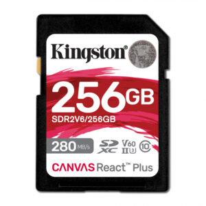 memoria-sd-sdxc-kingston-256gb-sdr2v6-256gb-canvas-react-plus-v60-uhs-ii-clase-10