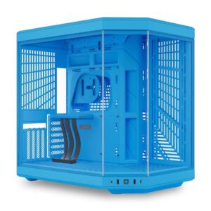 GABINETE HYTE (CS-HYTE-Y70-BM) Y70 EDICION MILKY BLUEBERRY MILK ATX CABLE RYSER INCL AZUL S/FUENTE