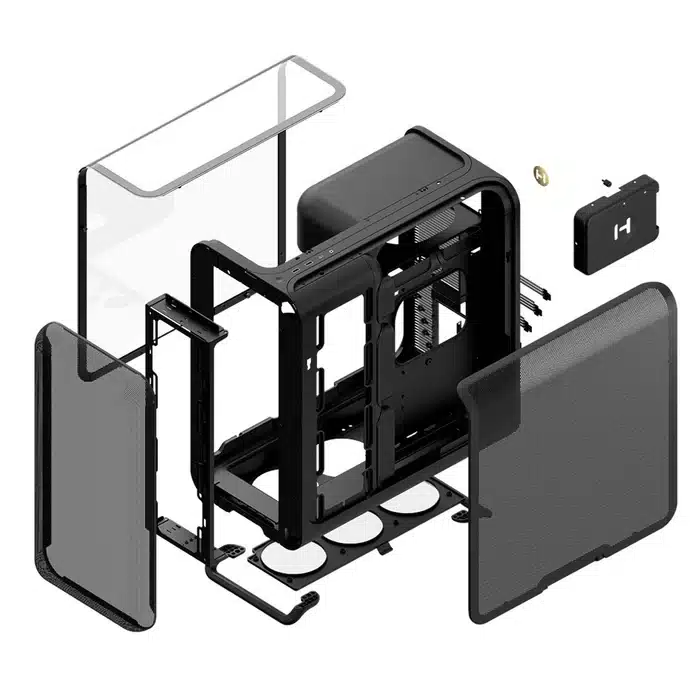 Gabinete HYTE X50 ATX Vidrio Biselado Negro - Imagen 6