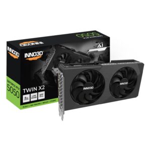 GPU INNO3D NVIDIA GEFORCE RTX 5050 TWIN X2 8GB GDDR6 128BIT PCI EXPRESS 5.0 BLACK