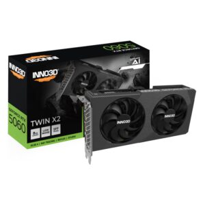 GPU INNO3D NVIDIA GEFORCE RTX 5060 TWIN X2 8GB GDDR7 128BIT PCI EXPRESS 5.0 BLACK