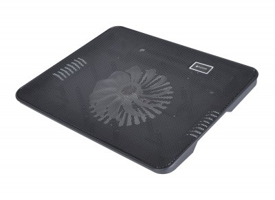 BASE LAPTOP NACEB (NA-0108N) 1 VENTILADOR, LAPTOP HASTA 15", METALICA, 1*USB TIPO A, NEGRO