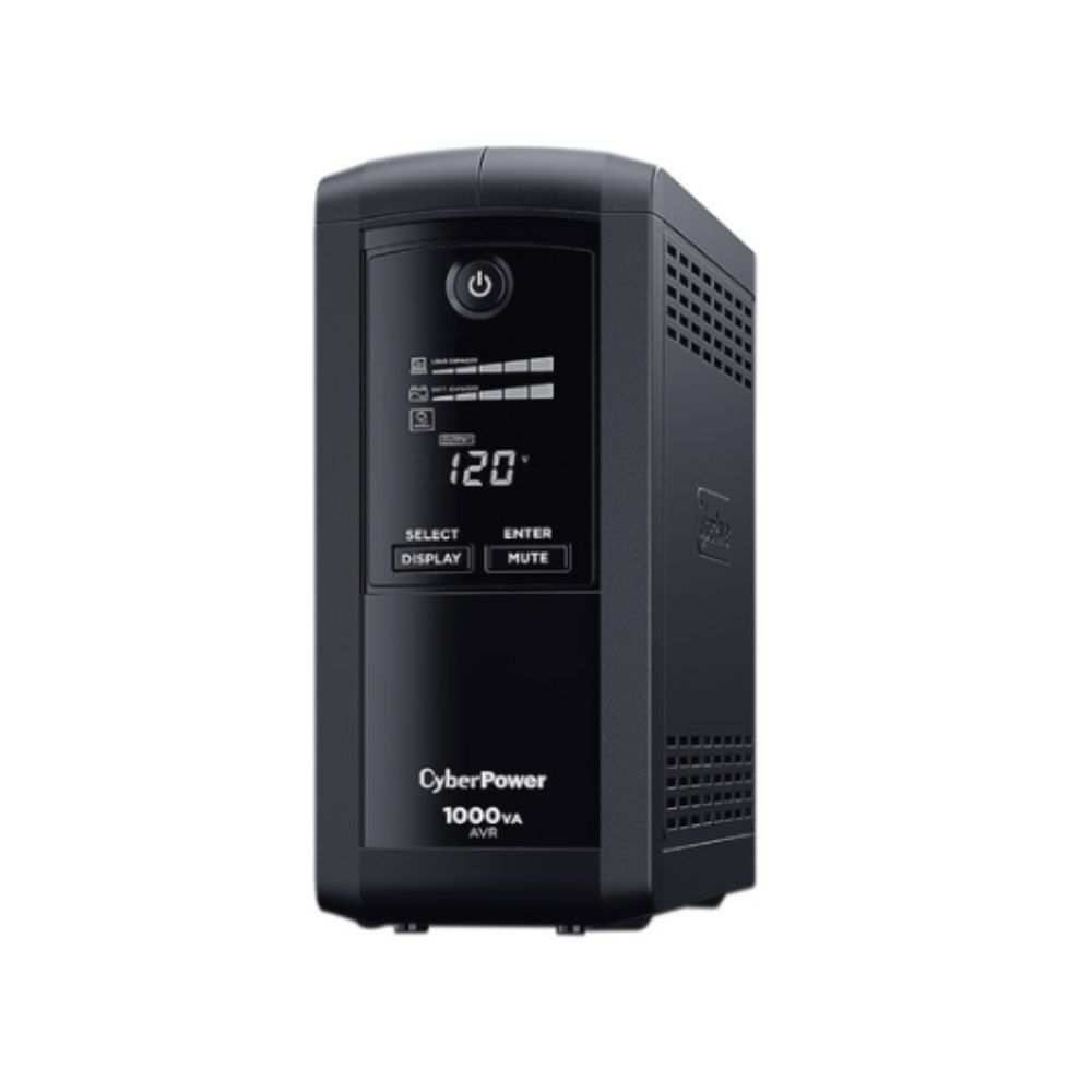 UPS/NO BREAK CYBERPOWER CP1000AVRLCDa 1000VA/600W LCD/ AVR/9CONT