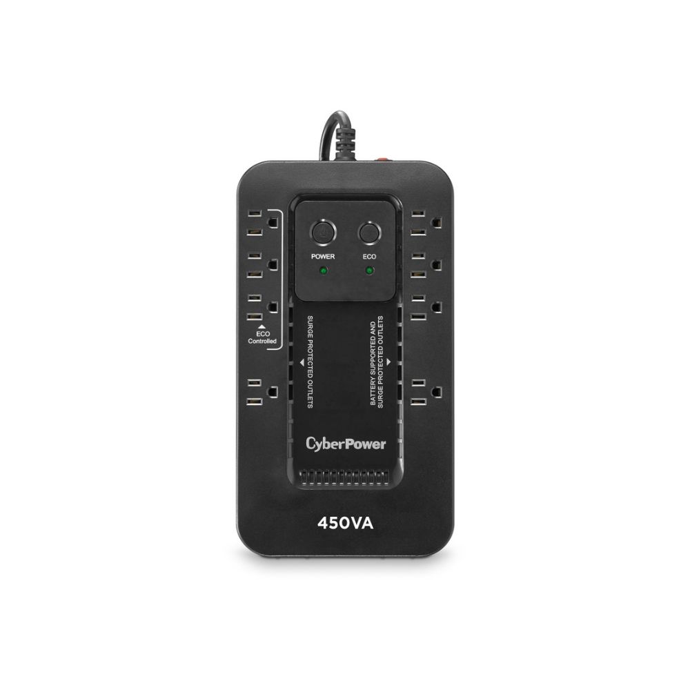 UPS/NO BREAK CYBERPOWER EC450G 450VA/260W STANDBY/8CONT/USB