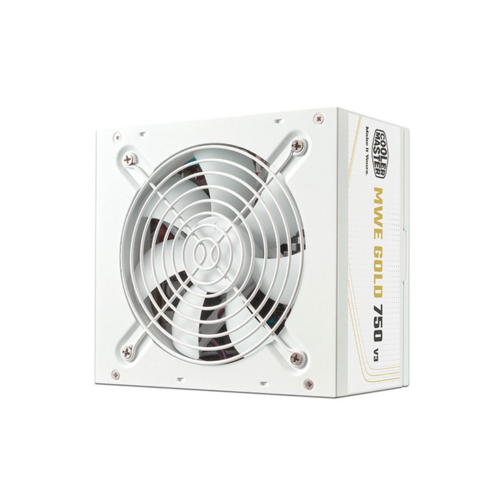 FUENTE DE PODER COOLER MASTER (MPE-7506-ACAG-GUS) MWE GOLD 750 V3 NM WHITE FR A/US CORD