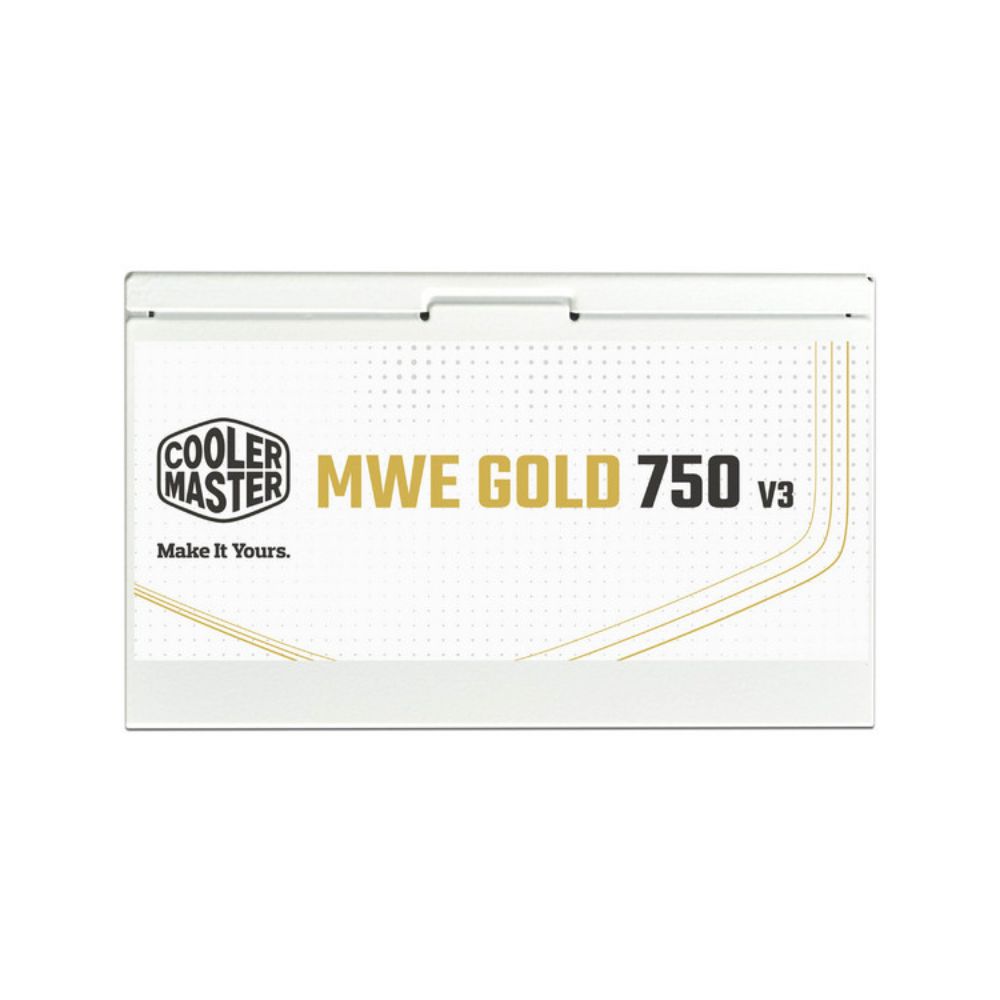 FUENTE DE PODER COOLER MASTER (MPE-7506-ACAG-GUS) MWE GOLD 750 V3 NM WHITE FR A/US CORD - Imagen 2