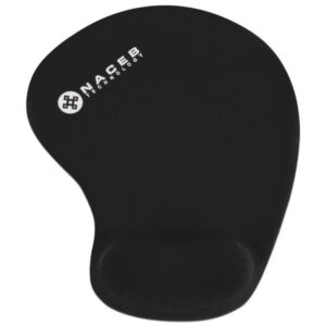 mouse-pad-naceb-na-549ne-con-soporte-de-gel-de-fibra-elastica-antiderrapante-negro