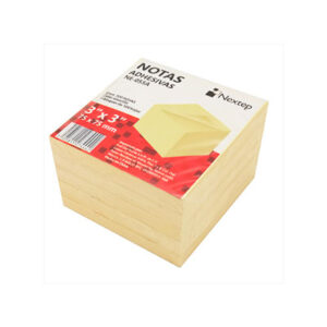 NOTAS ADHESIVAS NEXTEP, 3X3" AMARILLO (5 BLOQUES/500 HOJAS) NE-055A