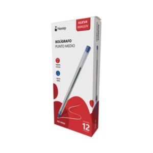 BOLIGRAFO NEXTEP 1mm CAJA/12 COLOR AZUL, NE-060A